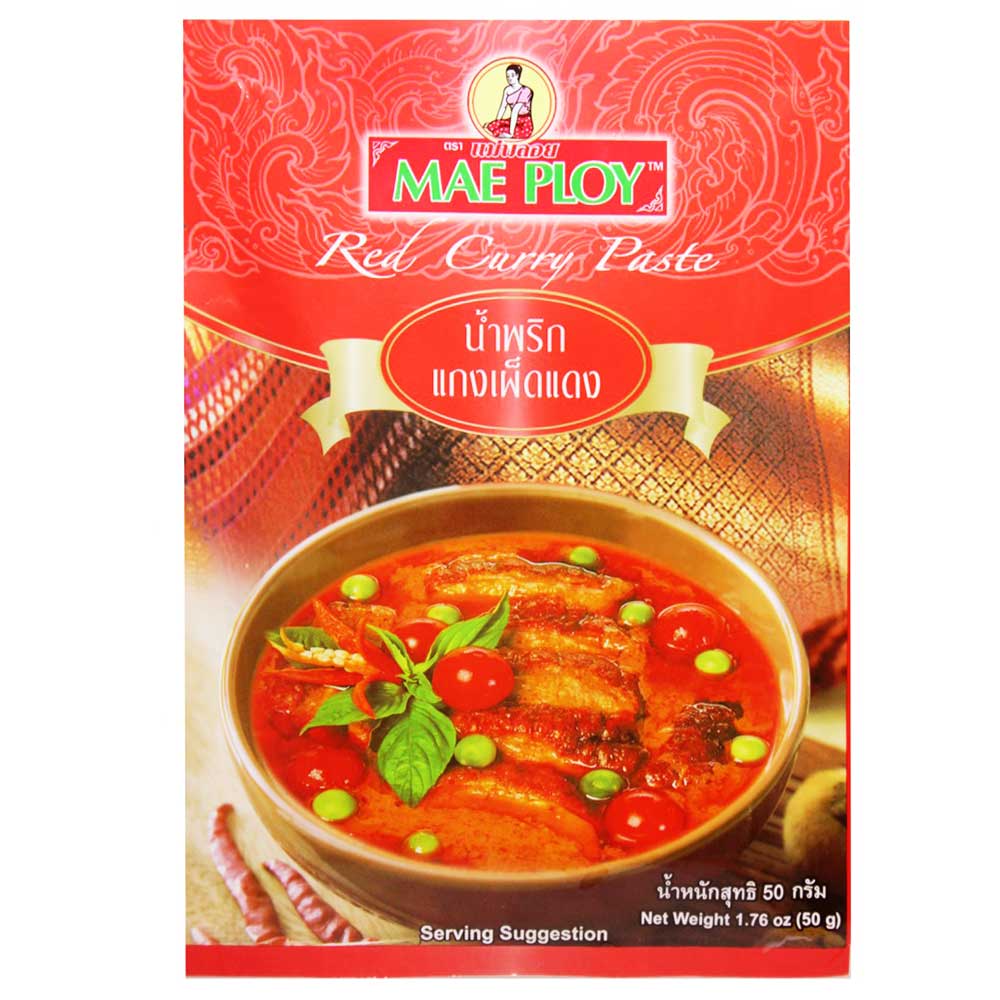 Pasta de Curry Rojo Mae Ploy 50 g - Global Gourmet Market